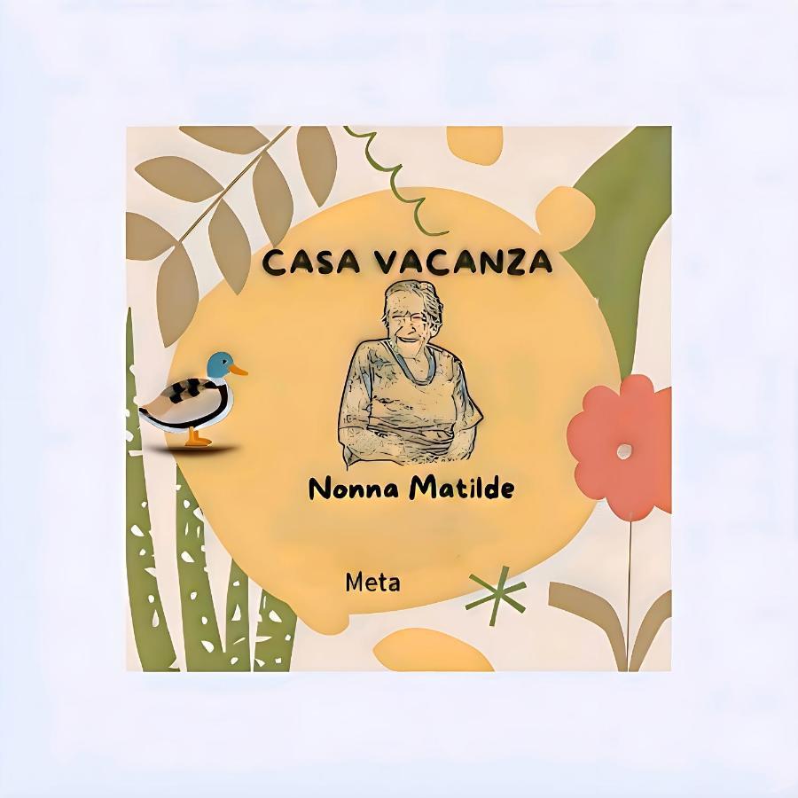 Casa Vacanza "Nonna Matilde" A Meta Di Sorrento, 600Mt Dal Mare, Casa Per 4 Bagian luar foto